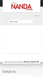 Mobile Screenshot of hotelnanda.com.tr