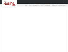 Tablet Screenshot of hotelnanda.com.tr